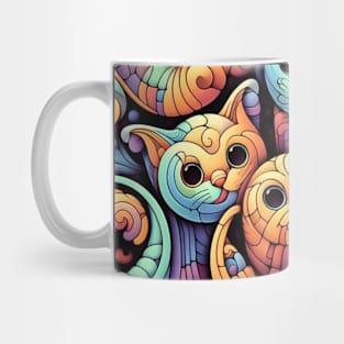 Abstract Mittens and Kittens Mug